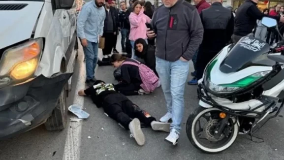 Fethiye'de Minibüs ile Motosiklet Kaza Yaptı: 2 Yaralı